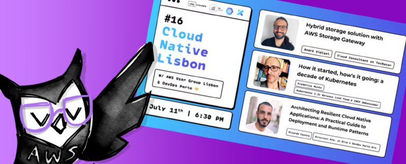 Featured image of post My first ever speak at Cloud Native Lisbon 🤝 AWS User Group Lisbon & DevOps Porto